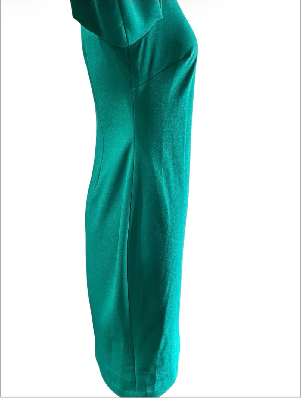 Calvin Klein Teal Sheath Dress with Three-Quarter Sleeves Size 6 Office Career - Picture 5 of 13